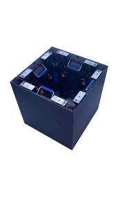 China P3.91 Portable Led Rental Panel SMD2020 Full Color Indoor LED Tube Screen For Stage factory