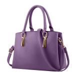ISO Ladies Leather Tote Handbag Lychee Pattern European American Style