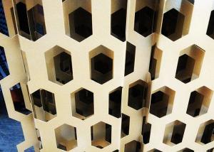 China 1.2m Length 10mm Metal Perforated Sheet For Wall Panels factory