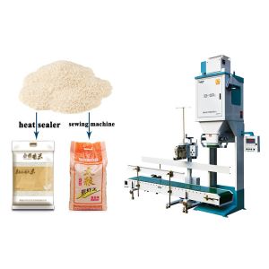 China 1.3kw Soya Chunks Semi Automatic Pouch Packing Machine 100kg factory