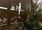 Outdoor Laser Cut Corten Steel Garden Ornaments 1200mm Height