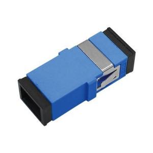 China Simplex SC UPC Adapter Blue Single Mode Optical Fiber Adapter factory