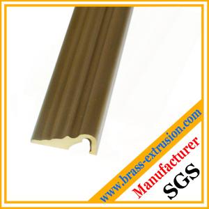 China stairway floor brass extrusion profiles sections factory