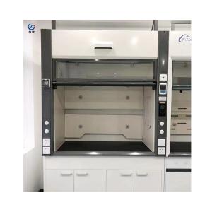 China Phenolic Resin / Ceramic Table Top Steel Fume Hood With Airflow And Low Maintenance factory