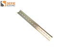 125A Din Rail Slotted Electrical 18 Terminal Bus Bar Customized Length
