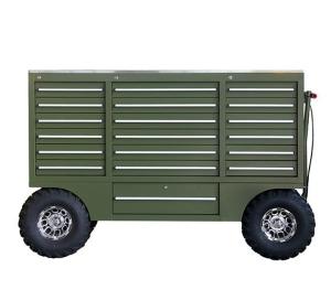 China Professional Hand Trolley Cart Made of Cold Rolled Steel for Easy Garage Organization factory