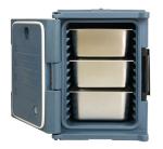 Front Loading Pan Carrier Insulated Food Cabinet Trolley 90L