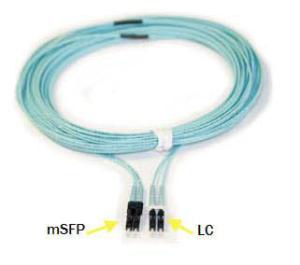 China MSFP - LC Duplex 10 Gigabits Fiber Optical Cable Multimode 50 / 125um OM3 factory
