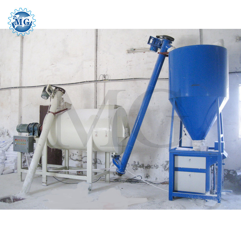 Dry Powder Mortar Production Line Wall Putty Skim Coat Sand Cement Mixer Ceramic Tile Adhesive Making Machine