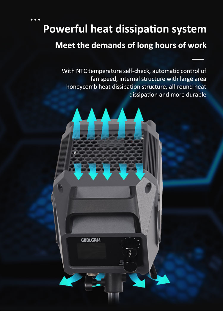 220W 200D High Brightness LED Fill Light For Live Broadcast Or Live Streaming