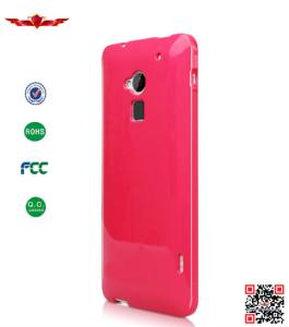 China Hot Selling 100% Qualify Colorful TPU Protector Cover Cases For HTC ONE MAX Soft Durable factory