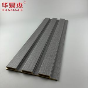 China New Product Explosion Wpc Fluted Wall Panel Moisture Proof Pvc Decor Wall Panel Building Material factory