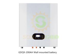 China Flexible and Durable 200AH Wall-Mounted Lithium Battery Storage factory