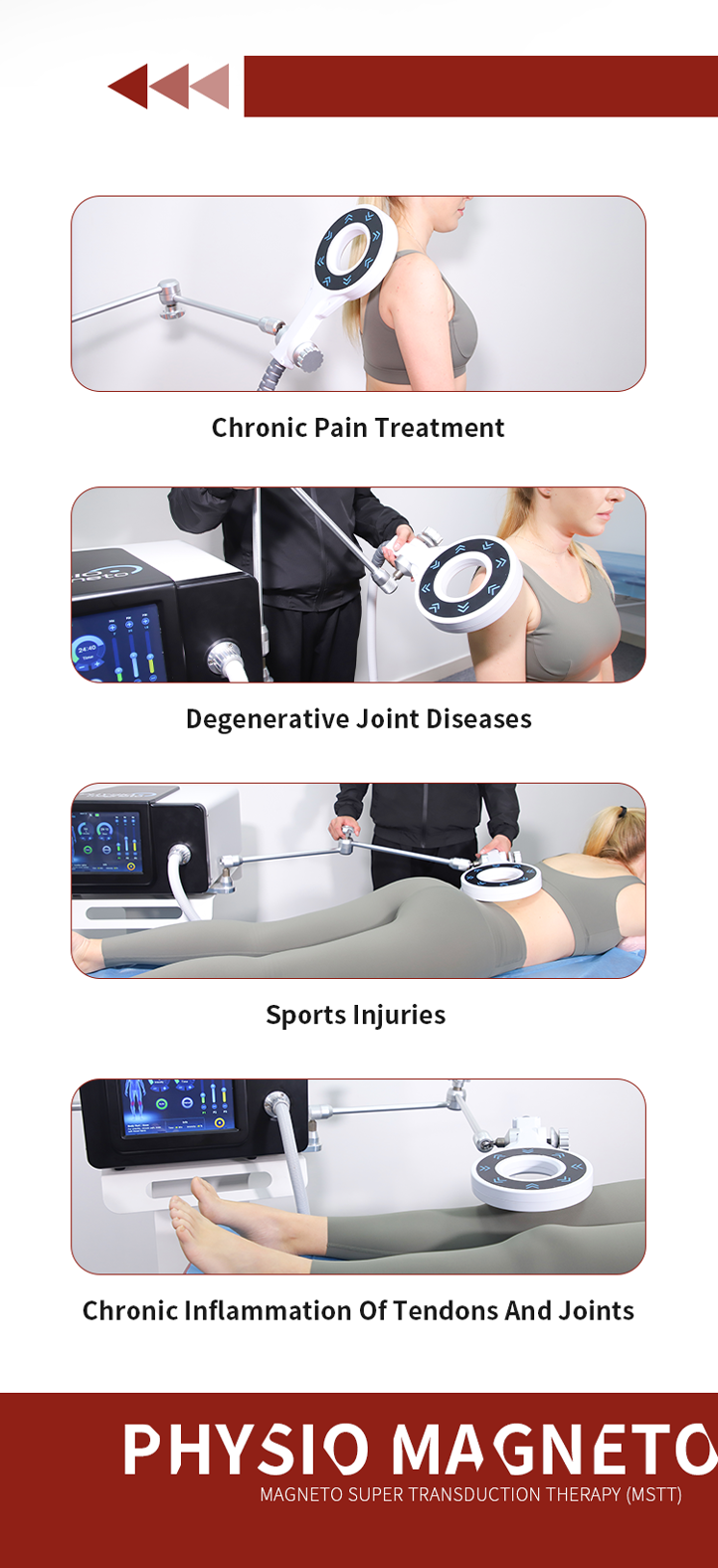 Physio Magneto Pulsed Electromagnetic Field Super Transduction Pain Relief PMST Physical Therapy Device