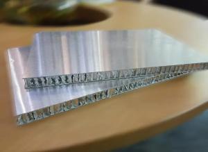 China 0.08mm Thick Stainless Steel Sandwich Panel In Aluminum Honeycomb Core factory