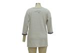 Allover Striped Casual Ladies Wear Yarn Dyed Inside Long Oversized Knit Sweaters