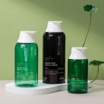 700ml/500ml Black/Green PP Smooth Bottle With white Pump For shampoo lotion