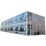 Zontop Modern Luxury Easy Assemble Steel Prefabricated 2 Story Frame 20ft 40 Ft