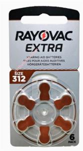 China RAYOVAC PR41 A312 1.45V Zinc Air Battery 60PCS / 10 Cards for ITC RIC Hearing Aid factory