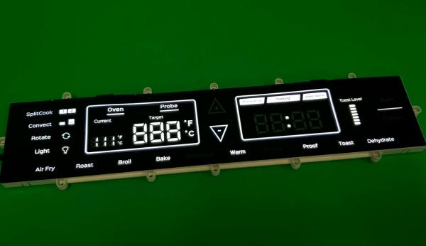 LGF Backlighting Backlit Membrane Switch For Household Appliance Project Total