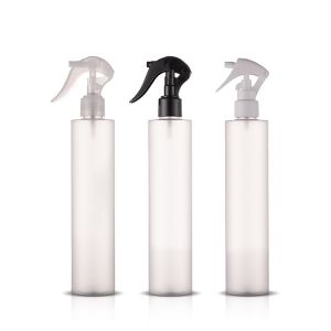 China Frosted PET PCR 300ml Plastic Spray Bottles With Trigger Spray Pump on sale
