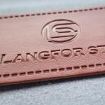 Washable Heat Press Ultrasonic Cut Embossed Leather Patches