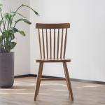 Economical Dining Room Solid Wood Chairs High Back For Family / Restaurant