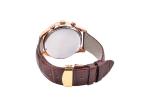 50m Waterproof Stainless Steel Chronograph Watch IP Rose plating printed mark