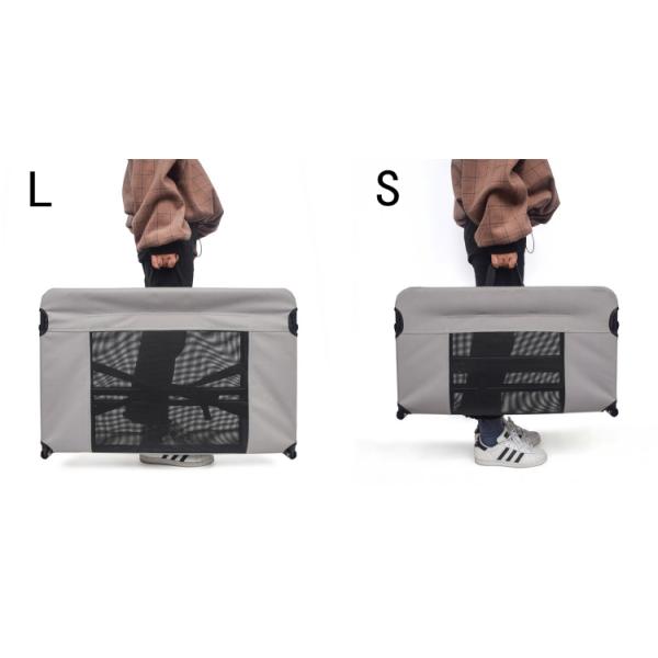 Outdoor Indoor Pet Bed Cushion Elevated Cooling Pet Cot Bed With Strong Mesh Steel