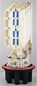 China 288 Core Optical Fiber Jointing Splicing PP 7 Ports Dome Type factory