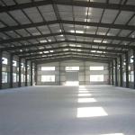 Q355B Curved Warehouse Roof Structure 120mm Welding Wind Resistant