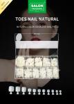 Natural Color False Toenails Set Full Cover Acrylic Toes Nail For Salon-Finish