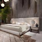 Eco Friendly Modern Bedroom Furniture Sets Genuine Leather King Size Bed