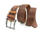Custom Full Grain Western Leather Belt For Male 100-140cm Length Soft