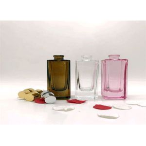 25ML Customized Pink Clear And Amber Glass Perfume Bottles Carton Or Pallet