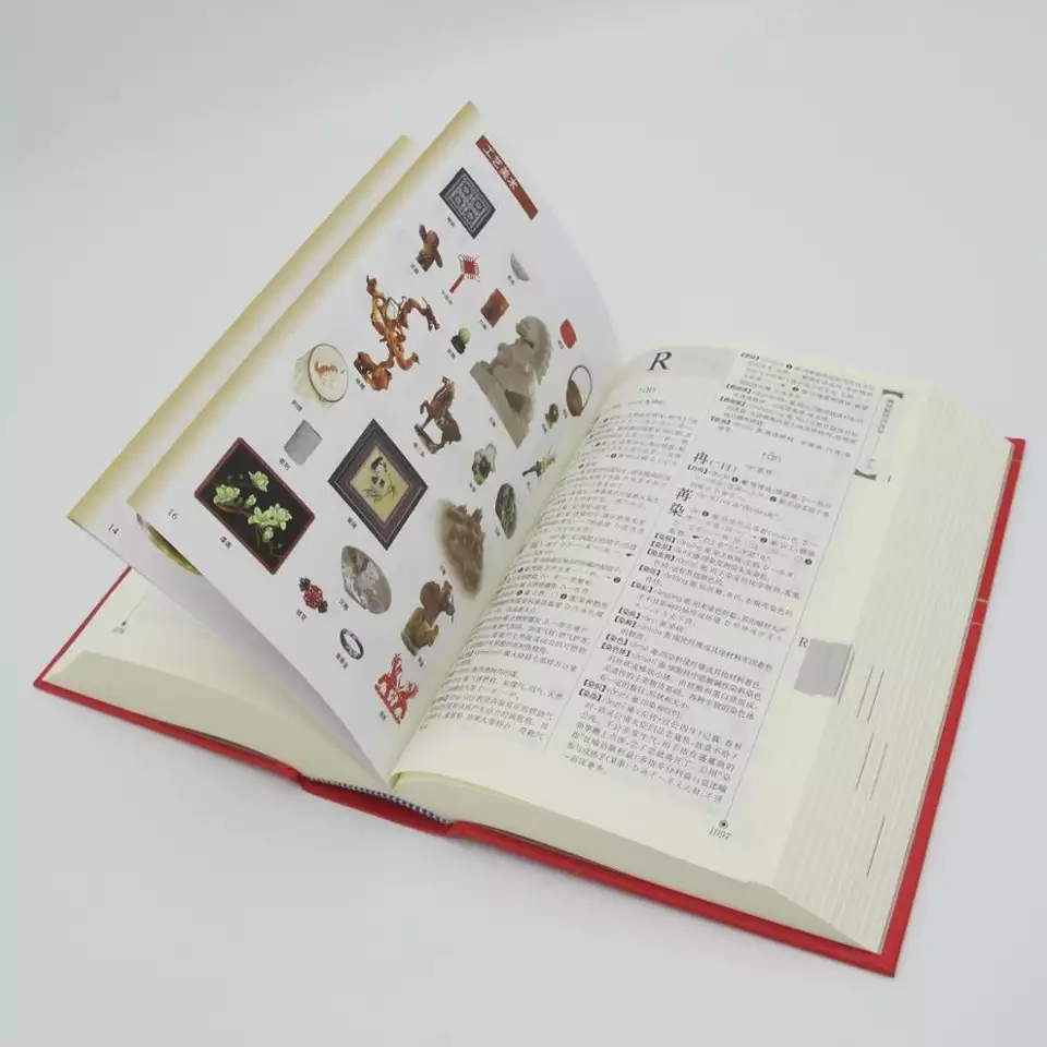Glossy / Matte Lamination Printable English Dictionary Colorful Digital Printing