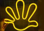 Yellow gestures led Neon Signs for cafe shop / retail /Shipping mall