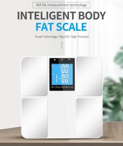 China Automatic On / Off LCD Digital Display Body Fat Analysis Scale factory