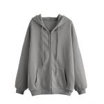 Over Sized Casual Bulk Hoodies for Women Drawstring Clothes Custom Logo Women′s