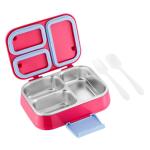 Hot And Cold Foods Metal Lunch Box 3 Compartment Lunch Box Durable and Long