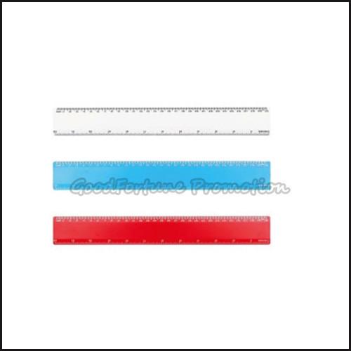 Promotion customed 12" printed logo Eco Abs straight ruler business gift school