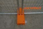 Outdoor Temporary Security Fencing With Anti Rust PVC Coated Surface