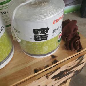China 7.4g/M 9kg/Roll 276kgf Hay Reaper Binder Twine , UV Treated Pp Bailing Twine factory