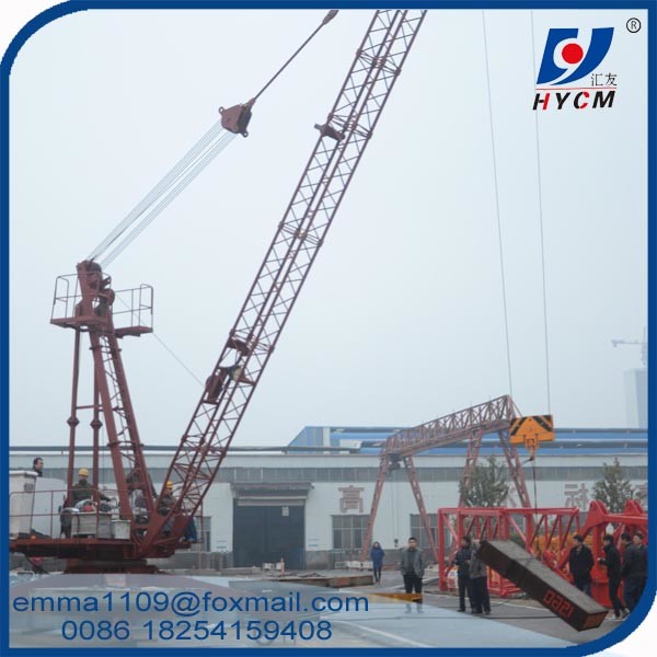 2T Mini Hoisting Crane with Derrick Crane to Remove Derrick on Top Buildings