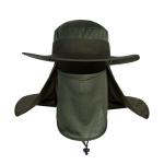 Outdoor 60cm Womens Sun Hats UV Protection Hat With Neck Cover