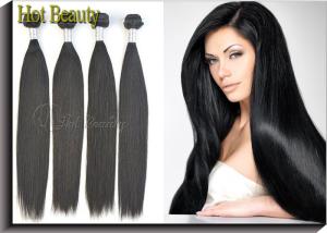 China Glossy Straight Unprocessed 12&quot; 14&quot; Virgin Peruvian Hair Extensions For Adults factory
