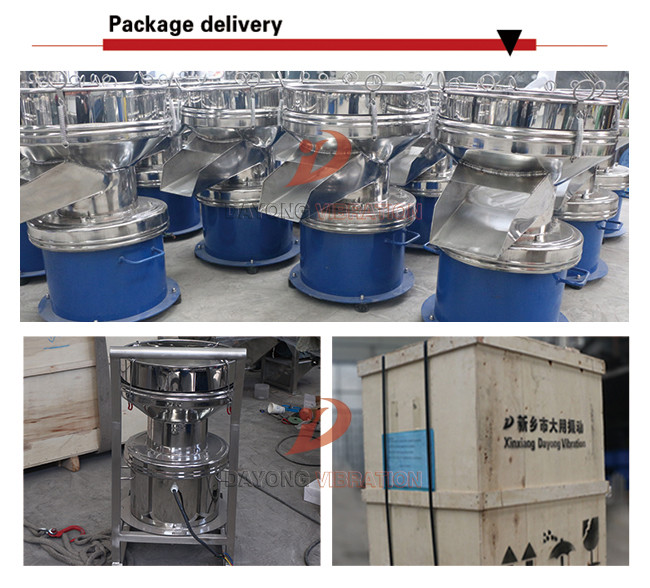 High Performance Vibro Sifter Machine Plastic Particle 450 Round Type