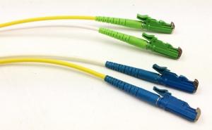China E2000 Fiber Optic Patch Cord , Fiber Optic Network Cable Customized Length factory