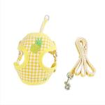 Traction Green Cat Harness Chest Strap Snack Bag Cat Traction Rope Adjustable