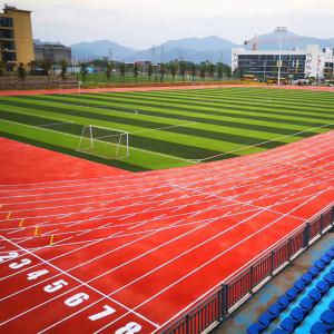 China High Elasticity Eco Sports Flooring 400M Running Track Free Sample factory